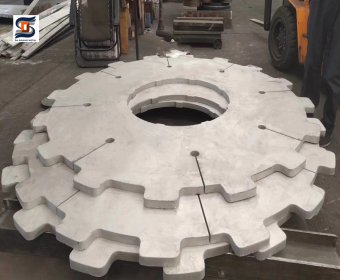 Stainless steel plate punching