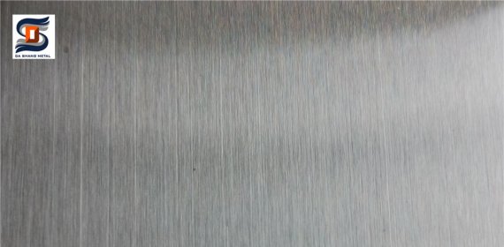 Brushed stainless steel sheet 